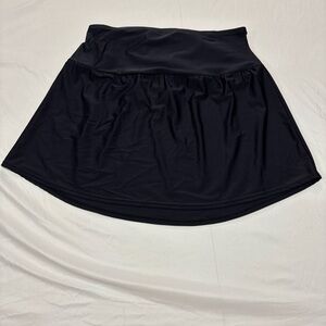 SKIRTED  ST JOHNS BAY   Black lined swimsuit bikini bottom Size 20W